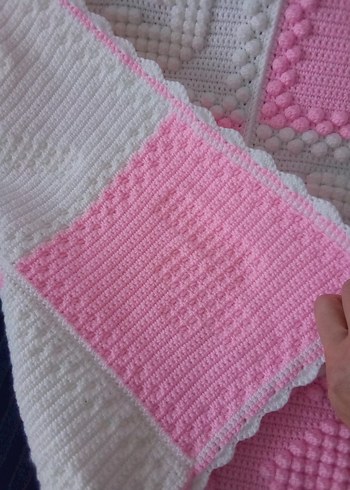 Örgü Bebek Battaniyesi - Görsel 5