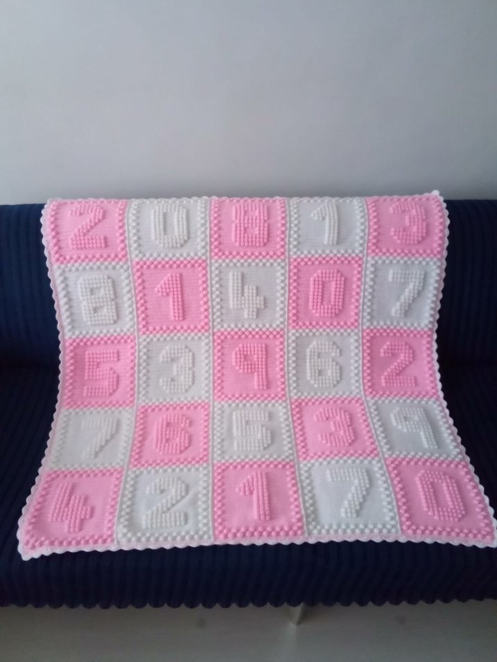 Örgü Bebek Battaniyesi - Görsel 3
