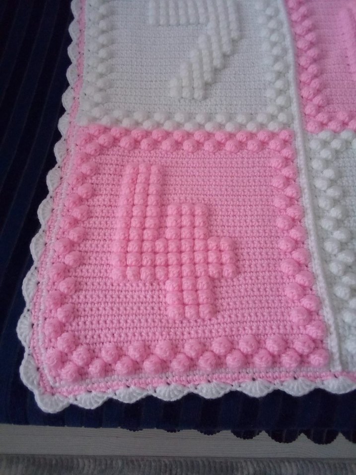 Örgü Bebek Battaniyesi - Görsel 4