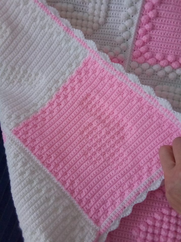 Örgü Bebek Battaniyesi - Görsel 5