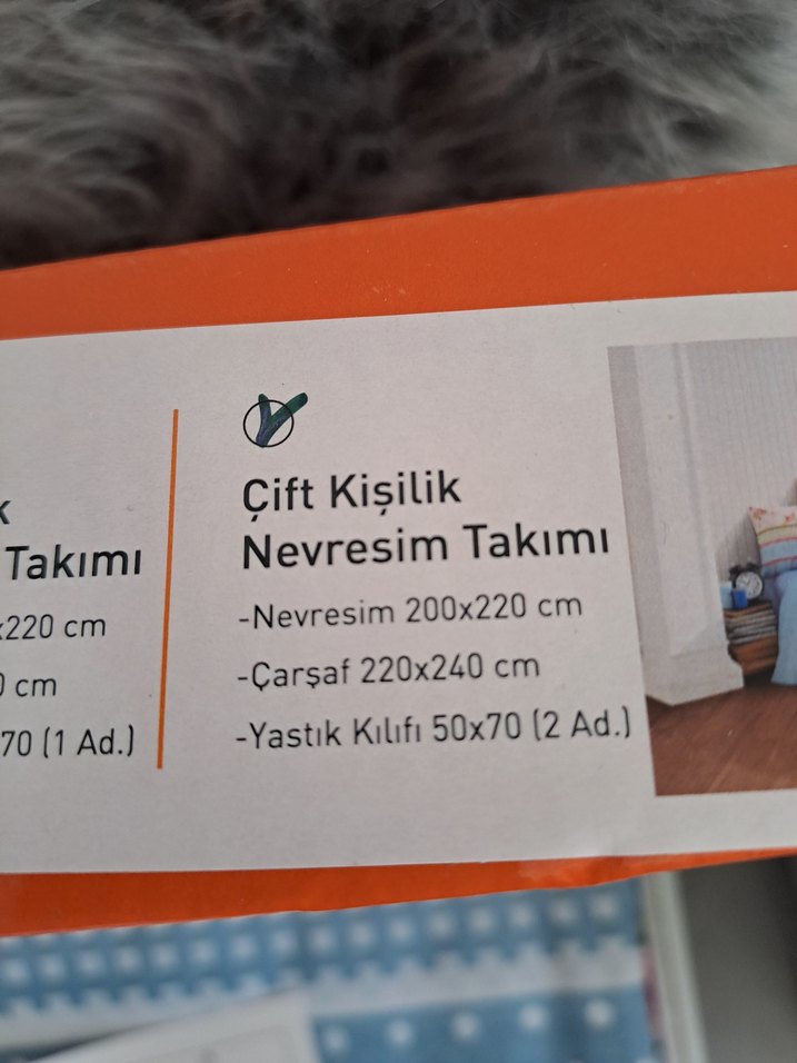 Mavi Çiçek Desenli Nevresim Takımı - Görsel 3