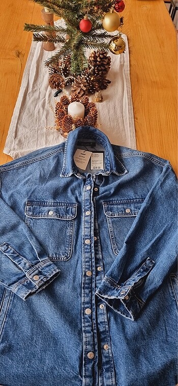 Mavi Jeans mavi gömlek