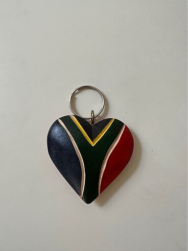 Güney Afrika Cape Town kalp anahtarlık