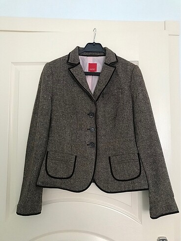 Yurtdışından esprit kahverengi blazer