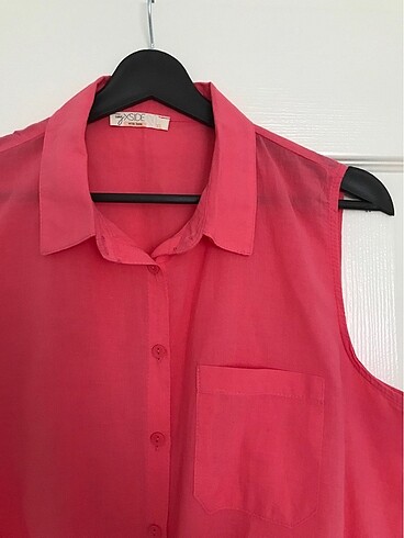 xl Beden Lc Waikiki xside pembe sıfır kol gömlek