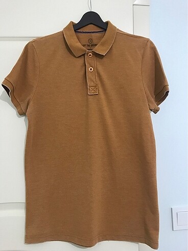 Loft erkek hardal polo yaka tişört