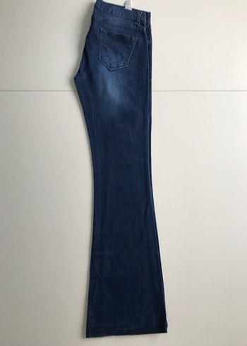 Leke İspanyol paça Kot Pantolon
