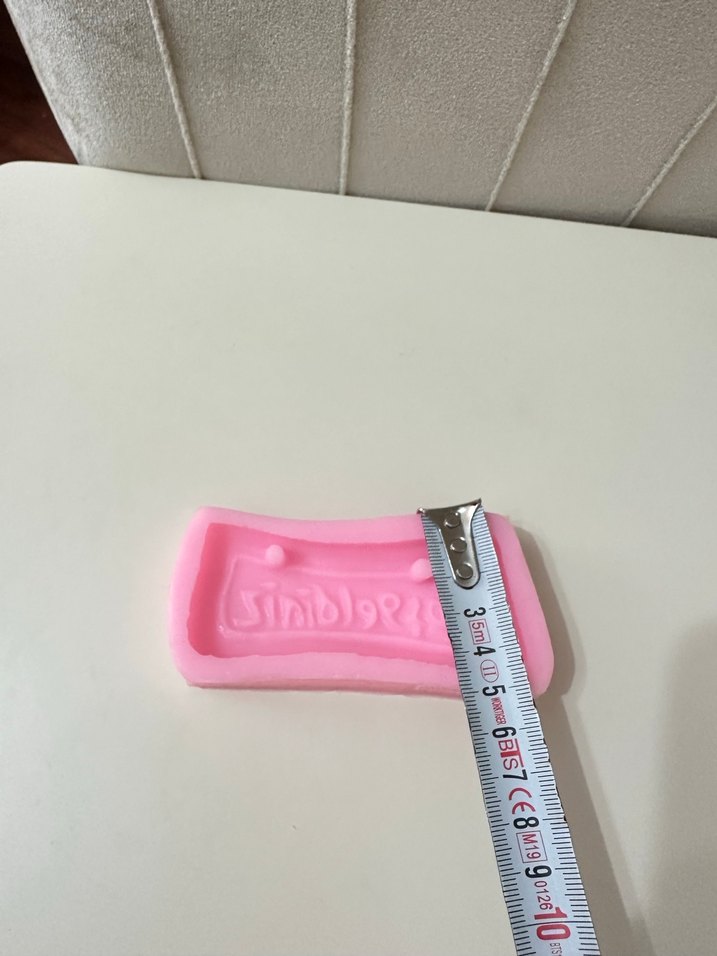 Pembe Kedi Figürlü Hoşgeldiniz Süsü silikon kalıbı - Görsel 4