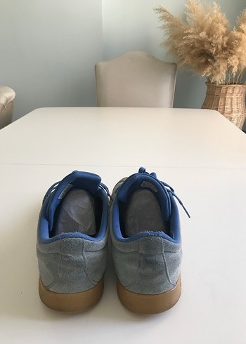 Adidas erkek Mavi Süet Spor Ayakkabı - Görsel 9