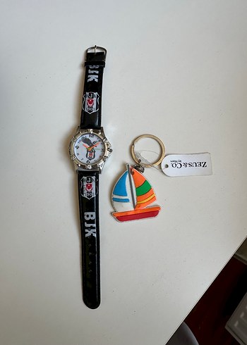 Beşiktaşlı bjk erkek çocuk saati ve anahtarlık - Görsel 2