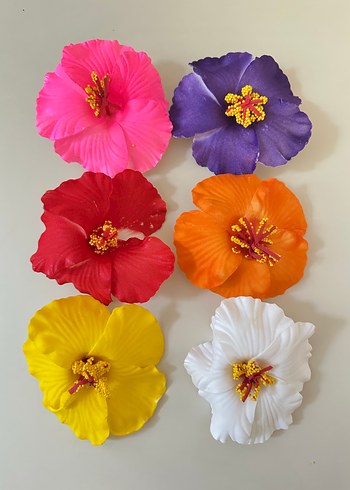 diğer Beden STOKTA VAR Hawaii hibiskus çiçekli toka Pinterest