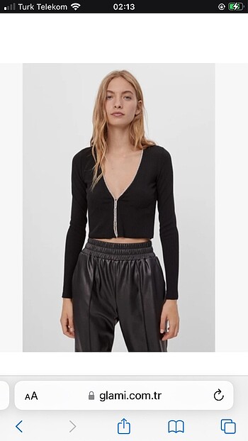 Bershka Bershka taşlı hırka