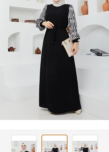 Zebra desen elbise