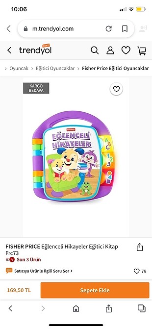 Fısherprice eğlenceli hikayeler kitabı