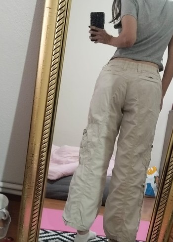 m Beden kadın y2k kargo pantalon