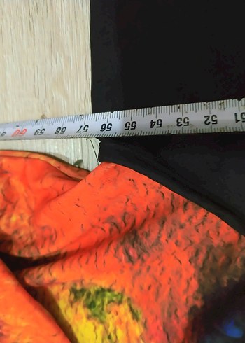 Renkli batik desenli, bol kesim ve  kadın tesettür mayo takımı. - Görsel 5