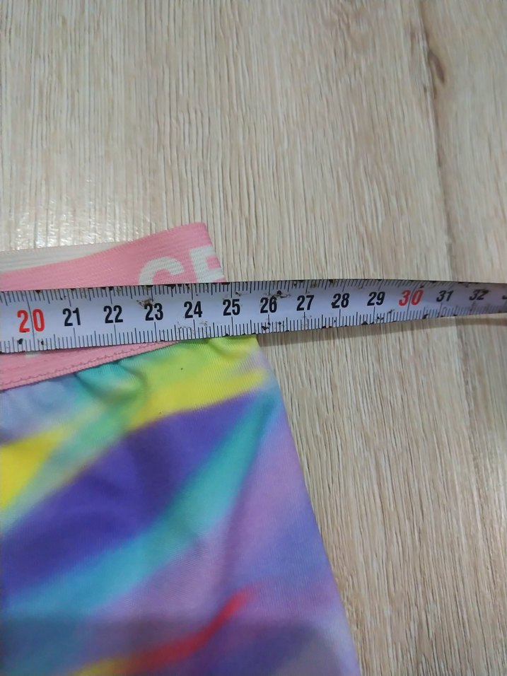 Çok Renkli Tie-Dye Spor Tayt - Görsel 3