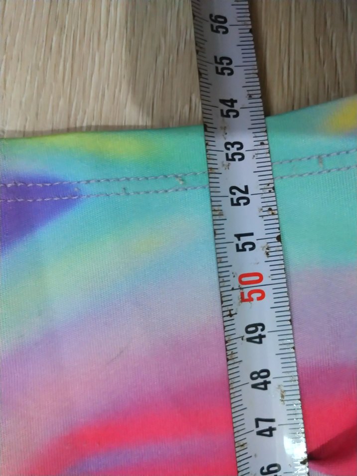 Çok Renkli Tie-Dye Spor Tayt - Görsel 2