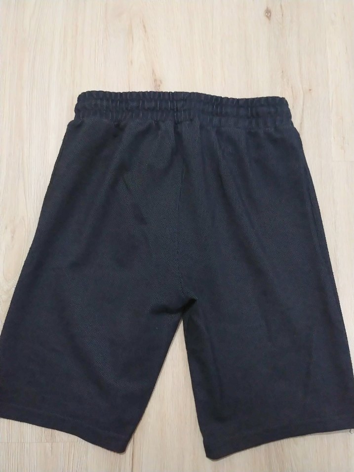 Siyah Erkek Çocuk Rahat Kesim Şort - Görsel 3