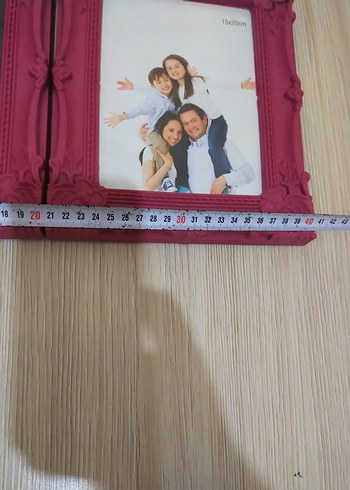 Pembe Renkli Dekoratif Fotoğraf Çerçevesi - Görsel 2