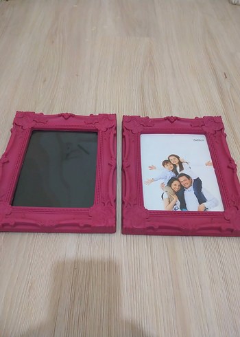 Pembe Renkli Dekoratif Fotoğraf Çerçevesi - Görsel 4