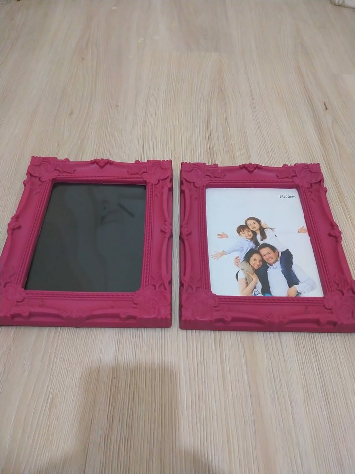 Pembe Renkli Dekoratif Fotoğraf Çerçevesi - Görsel 4