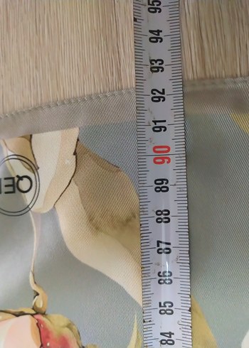 QEF Gri Pileli Vintage Kadın Eşarp - Görsel 2