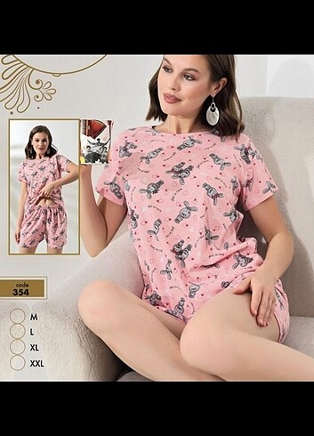 Şortlu pijama takımı 