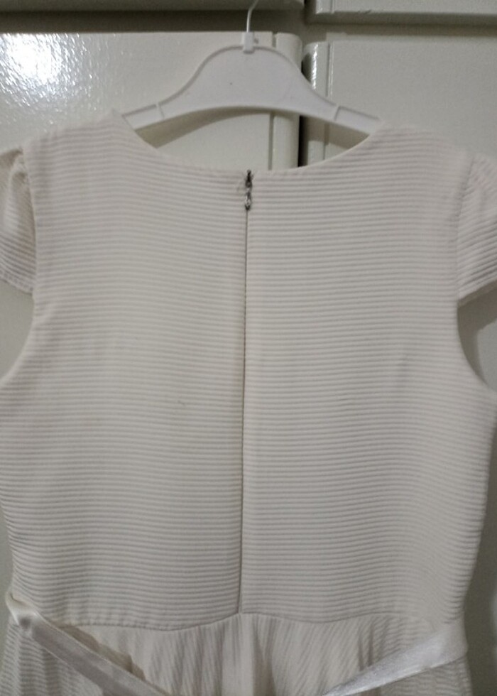 Kız çocuk beyaz elbise - Görsel 5