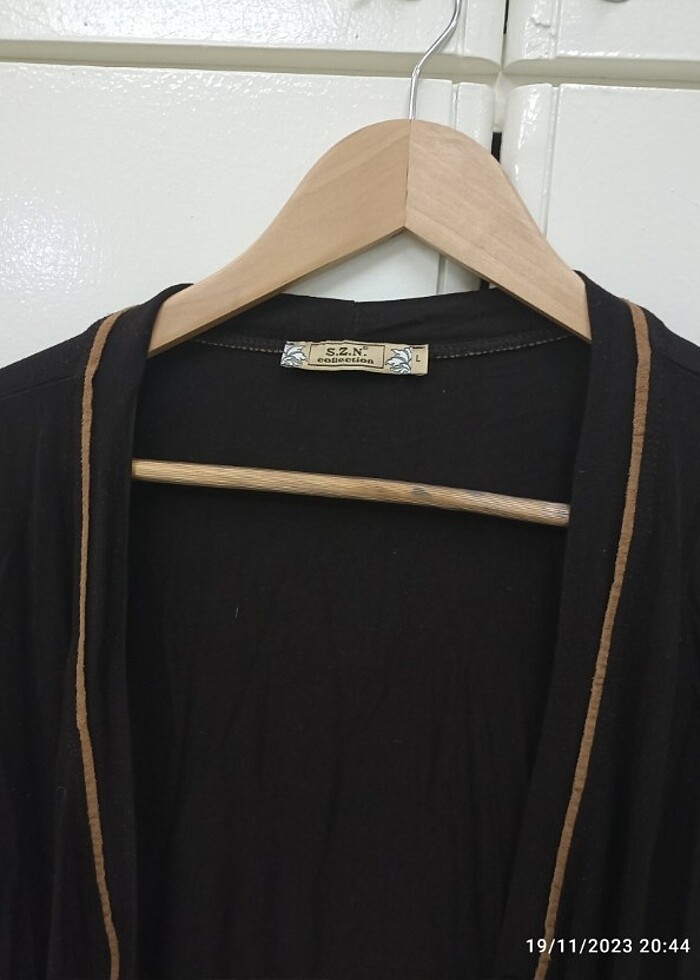 Kahverengi kadın ceket - Görsel 2