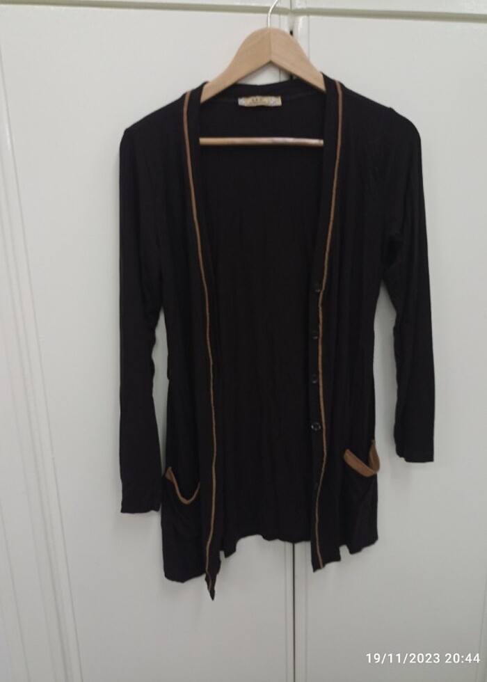 Kahverengi kadın ceket - Görsel 3