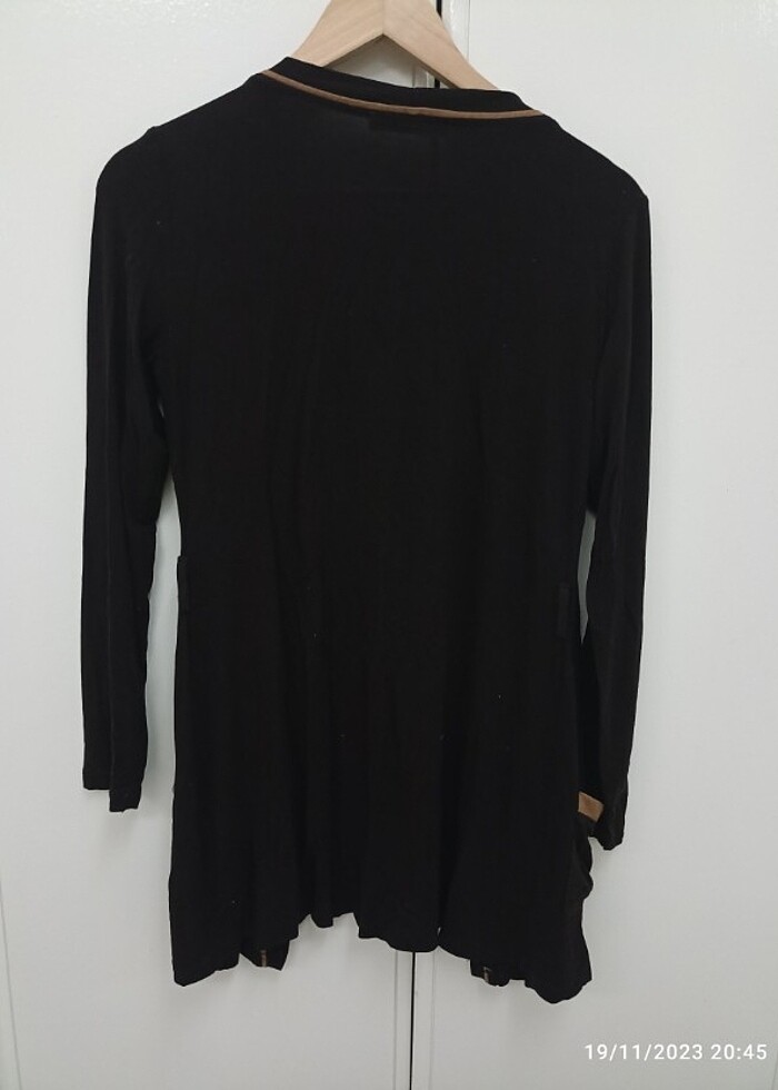 Kahverengi kadın ceket - Görsel 5