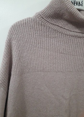 Lcw Boğazlı Midi Triko Kadın Kazak - Görsel 8