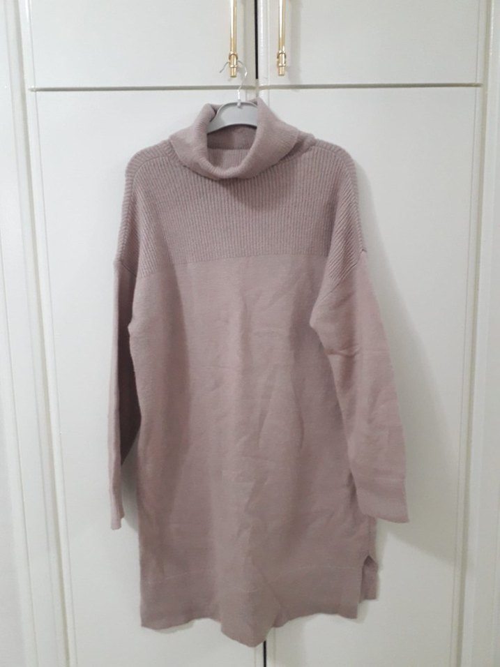 Lcw Boğazlı Midi Triko Kadın Kazak - Görsel 4