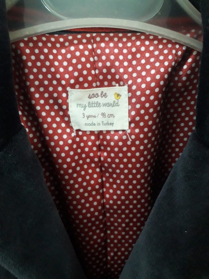 Soobe marka kadife ceket - Görsel 5