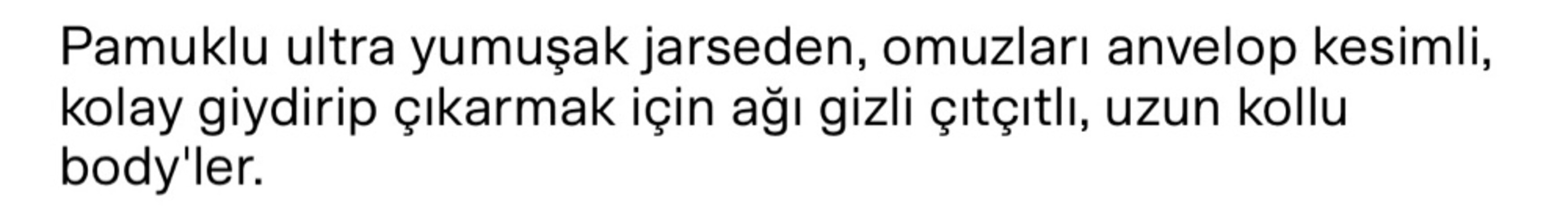 6 Ay Beden H&M zıbın