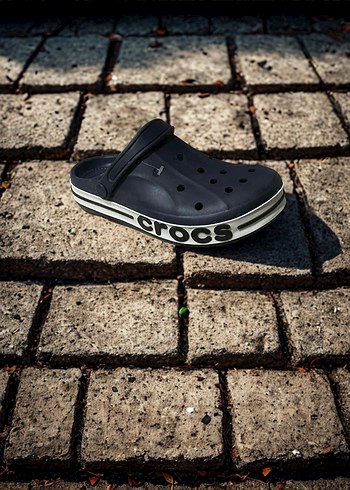 Crocs Bayan Lacivert Cırtlı Terlik