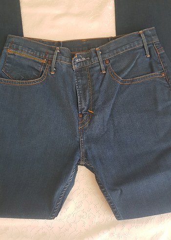 Erkek Lacivert Regular Fit Denim Jean - Görsel 2