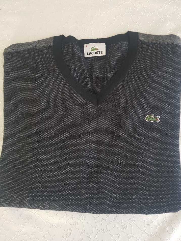 Gri Erkek Triko Kazak - Görsel 3