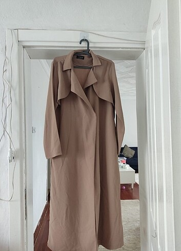 38 Beden camel Renk Trençkot 