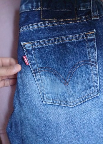 levis Mavi Kadın Kot Pantolon İspanyol paça jean