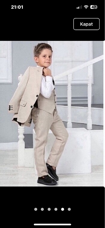 24-36 Ay Beden Çocuk takım elbise 3 yaş takım sıfırdır