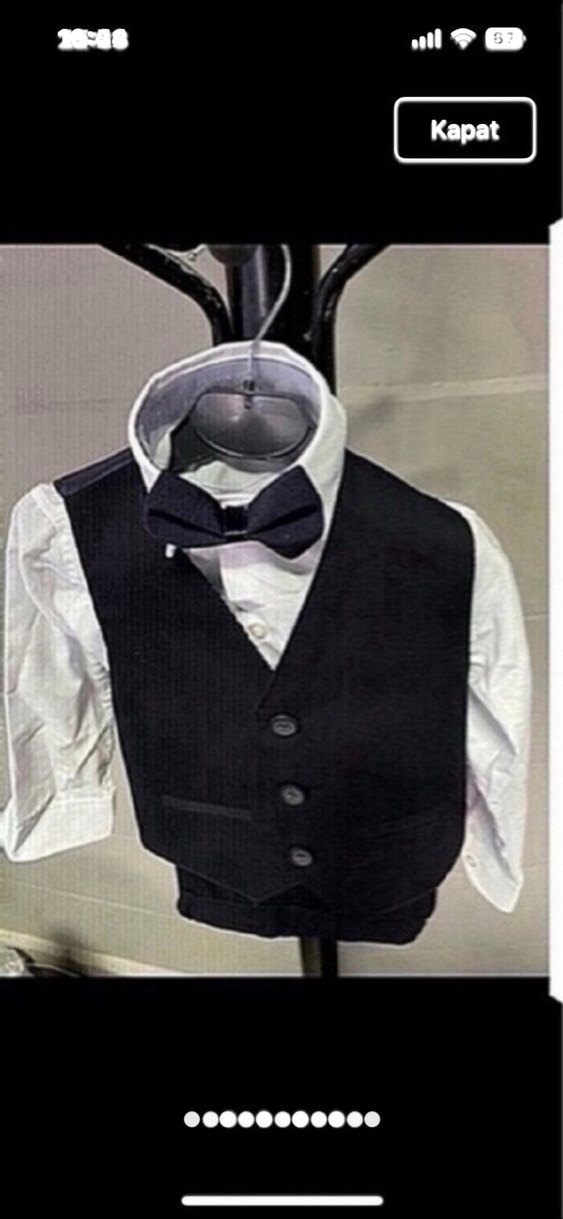 Çocuk takım elbise 1 yaş takım sıfırdır - Görsel 4