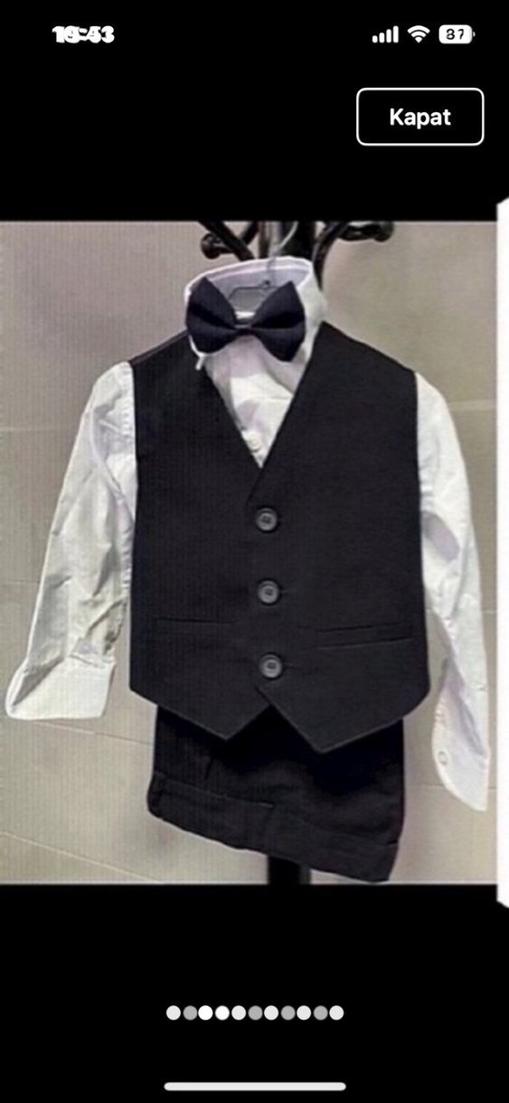 Çocuk takım elbise 1 yaş takım sıfırdır - Görsel 2