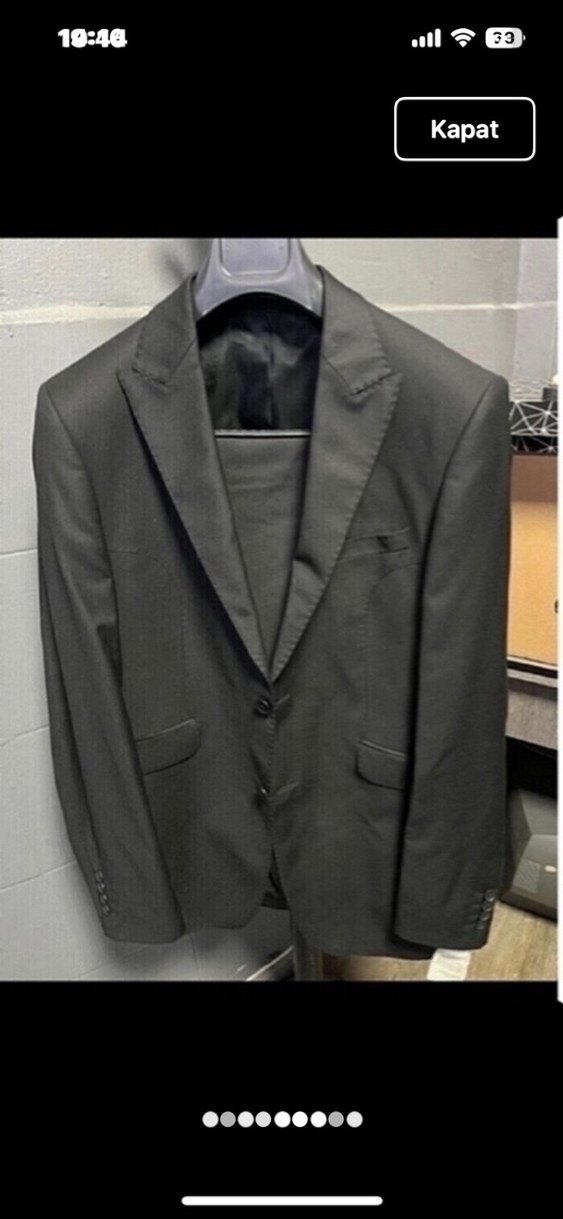 Takım elbise siyah 48 beden sıfırdır - Görsel 4