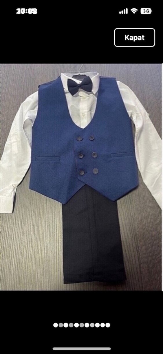 Çocuk yelekli takım 10 yaş takım sıfırdır - Görsel 2