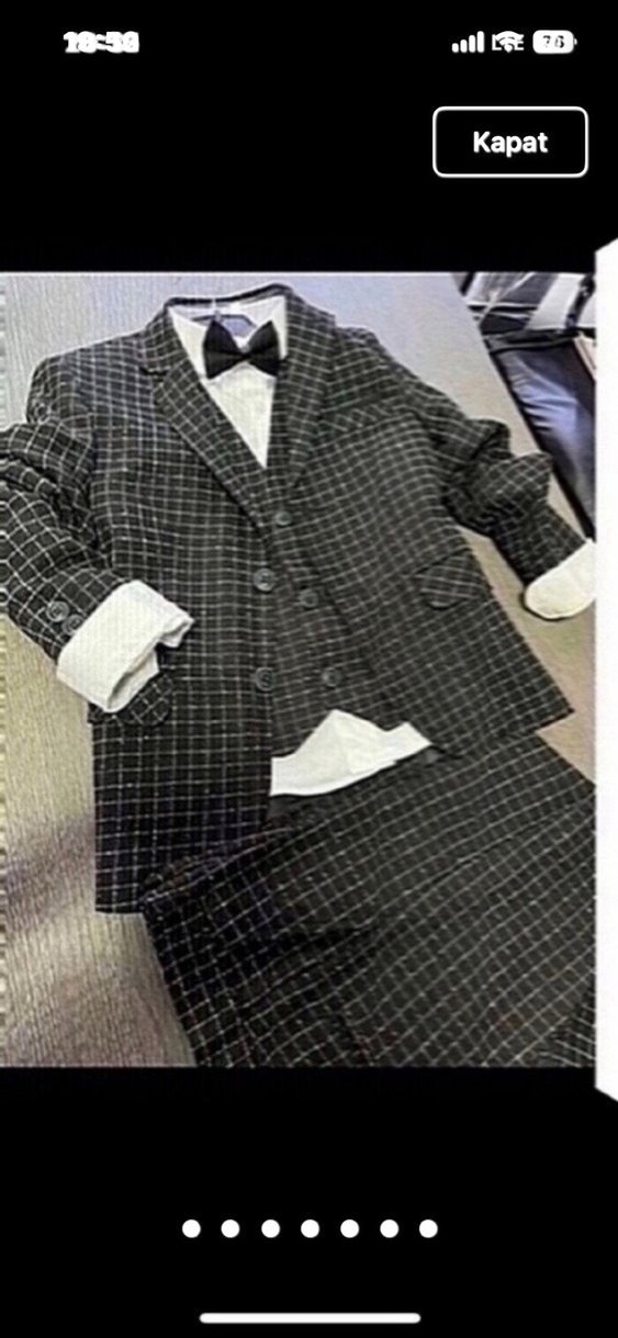 Çocuk takım elbise 3 yaş takım sıfırdır - Görsel 4