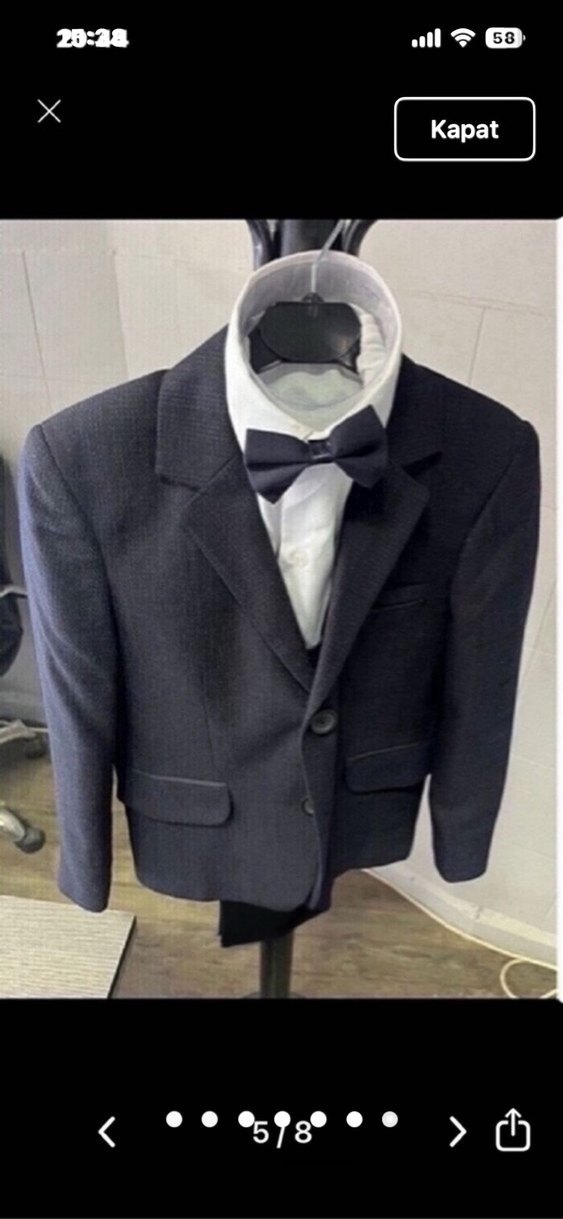 Çocuk takım elbise 9 yaş takım sıfırdır - Görsel 5