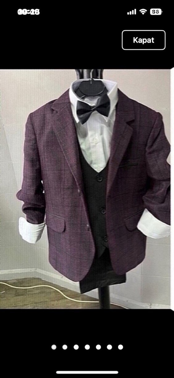 Çocuk takım elbise 6 yaş takım sıfırdır - Görsel 5