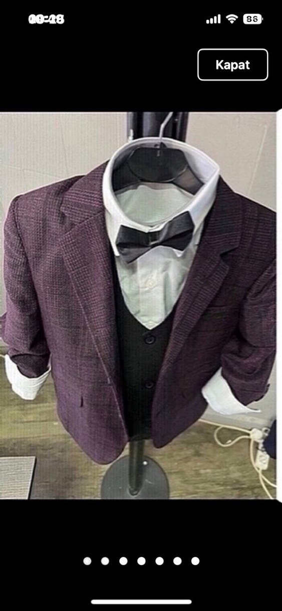 Çocuk takım elbise 6 yaş takım sıfırdır - Görsel 3